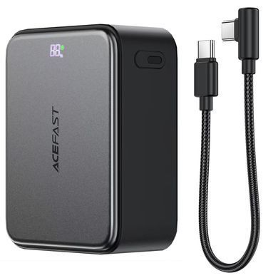 Портативное ЗУ Power Bank Acefast M28 22.5W with cable 10000 mAh Black