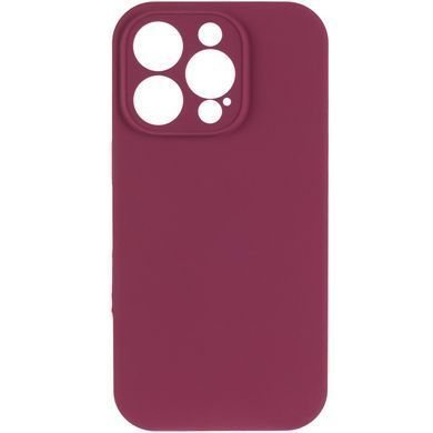 Чохол Silk Full Camera Protective (AA) NO LOGO для Apple iPhone 16 Pro (6.3") Бордовий / Plum