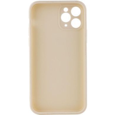 Силиконовый чехол Candy Full Camera для Apple iPhone 11 Pro Max (6.5") Бежевый / Antique White