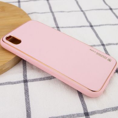 Шкіряний чохол Xshield для Apple iPhone X / XS (5.8") Рожевий / Pink