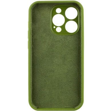 Чохол Silk Full Camera Protective (AA) NO LOGO для Apple iPhone 16 Pro Max (6.9") Зелений / Dark Olive