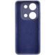 Чехол Silicone Cover Lakshmi Full Camera (AAA) для Xiaomi Redmi Note 13 Pro 4G Темно-синий / Midnight blue фото 2