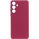 Чехол Silicone Cover Ummi Lakshmi Full Camera (AA) для Samsung Galaxy S25 FE Бордовый / Marsala
