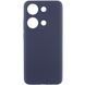 Чехол Silicone Cover Lakshmi Full Camera (AAA) для Xiaomi Redmi Note 13 Pro 4G Темно-синий / Midnight blue