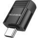 Переходник Borofone BV18 Type-C male to USB female 3.0 Black фото 2