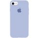 Чехол Silicone Case Full Protective (AA) для Apple iPhone 6/6s (4.7") Голубой / Lilac Blue
