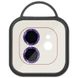 Захисне скло Metal Shine на камеру (в упак.) для Apple iPhone 12 / 12 mini / 11 Фіолетовий / Purple фото 2
