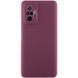 Чехол Silicone Cover Lakshmi Full Camera (AAA) для Xiaomi Redmi Note 10 Pro / 10 Pro Max Бордовый / Plum