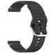 Силиконовый ремешок Wavy для Smart Watch 20mm Black фото 2