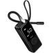 Автомобільний насос Hoco ZP18 Enlighten smart air pump Black фото 6