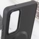 TPU чохол Bonbon Metal Style with MagSafe для Samsung Galaxy S22 Чорний / Black фото 5