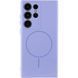 Чохол Silicone Cover Lakshmi Full Camera (AA) with Magnetic Fit для Samsung Galaxy S23 Ultra Бузковий / Dasheen