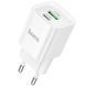 МЗП Hoco C147A PD20W+QC3.0 (1USB-A/1C) White фото 1