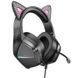 Накладные наушники Borofone BO106 Cute cat (USB+3.5mm/2m) Phantom Cat