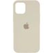 Чехол Silicone Case Full Protective (AA) для Apple iPhone 16 Pro (6.3") Бежевый / Antigue White