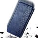 Кожаный чехол книжка GETMAN Cubic (PU) для Samsung Galaxy S20 FE Синий фото 4