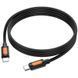 Дата кабель Borofone BX114 Structure Type-C to Type-C 60W (1m) Black фото 5