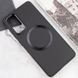 TPU чохол Bonbon Metal Style with MagSafe для Samsung Galaxy S22 Чорний / Black фото 4