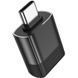 Переходник Borofone BV18 Type-C male to USB female 3.0 Black фото 3