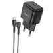 СЗУ Hoco N32 Glory PD30W (1USB-C) + кабельType-C to Lightning Black фото 1