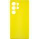 Чохол Silicone Cover Lakshmi Full Camera (AAA) для Samsung Galaxy S24 Ultra Жовтий / Yellow
