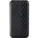 Шкіряний чохол книжка GETMAN Cubic (PU) для Xiaomi Redmi Note 12 4G Чорний