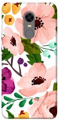 Чехол itsPrint Акварельные цветы для Xiaomi Redmi 5 Plus / Redmi Note 5 (Single Camera)
