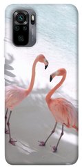 Чехол itsPrint Flamingos для Xiaomi Redmi Note 10 / Note 10s