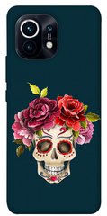 Чехол itsPrint Flower skull для Xiaomi Mi 11