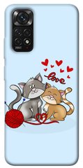 Чехол itsPrint Два кота Love для Xiaomi Redmi Note 11 (Global) / Note 11S