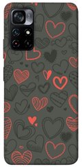 Чехол itsPrint Милые сердца для Xiaomi Poco M4 Pro 5G