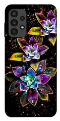 Чохол itsPrint Flowers on black для Samsung Galaxy A13 4G