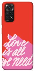 Чохол itsPrint Love is all need для Xiaomi Redmi Note 11 (Global) / Note 11S