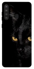 Чехол itsPrint Черный кот для Samsung Galaxy A21