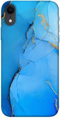 Чехол itsPrint Синий с золотом для Apple iPhone XR (6.1")