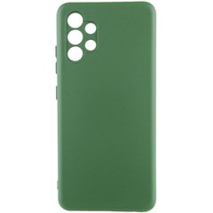 Чехол Silicone Cover Lakshmi Full Camera (A) для Samsung Galaxy A32 4G Зеленый / Dark green