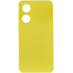 Чохол Silicone Cover Lakshmi Full Camera (AAA) для Oppo A78 4G Жовтий / Yellow