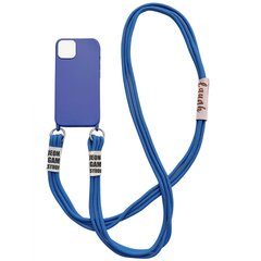 Чехол TPU two straps California для Apple iPhone 11 Pro (5.8") Синий / Iris