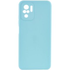 Силиконовый чехол Candy Full Camera для Xiaomi Redmi Note 10 / Note 10s Бирюзовый / Turquoise