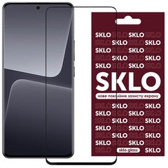 Захисне скло SKLO 3D (full glue) для Xiaomi 13 / 14 Чорний