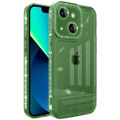 Чехол TPU Starfall Clear для Apple iPhone 14 (6.1") Зеленый