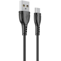 Дата кабель Borofone BX51 Triumph USB to MicroUSB (1m) Чорний