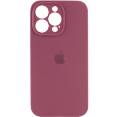 Уцінка Чохол Silicone Case Full Camera Protective (AA) для Apple iPhone 13 Pro (6.1") Естетичний дефект / Бордовий / Plum