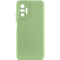 Чехол Silicone Cover Lakshmi Full Camera (A) для Xiaomi Redmi Note 10 Pro / 10 Pro Max Зеленый / Pistachio