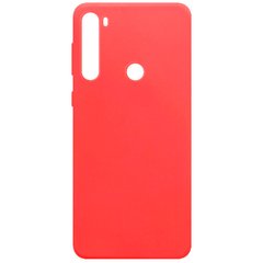 Силиконовый чехол Candy для Xiaomi Redmi Note 8 / Note 8 2021 Красный