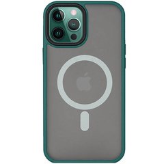 TPU+PC чохол Metal Buttons with MagSafe для Apple iPhone 14 Pro (6.1") Зелений