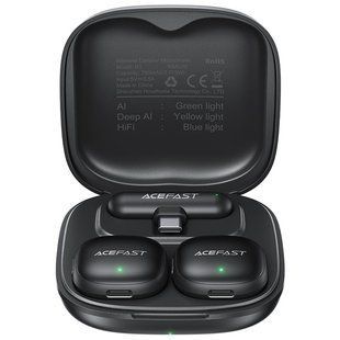 Петличный беспроводной микрофон Acefast R1 Lightning Black