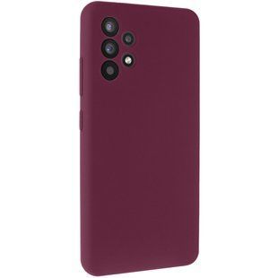 Чехол Silicone Cover Lakshmi Full Camera (AAA) для Samsung Galaxy A32 4G Бордовый / Plum