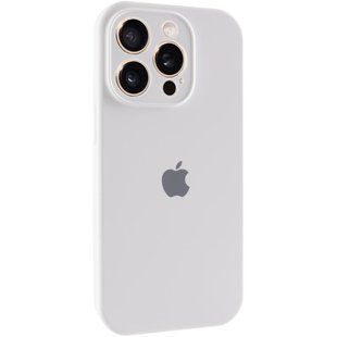 Чехол Silicone Case Full Camera Protective (AA) для Apple iPhone 13 Pro (6.1") Белый / White