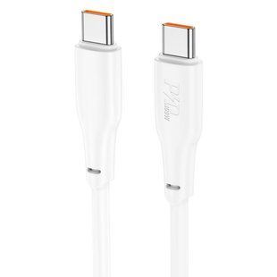 Дата кабель Hoco X93 Force Type-C to Type-C 100W (1m) White